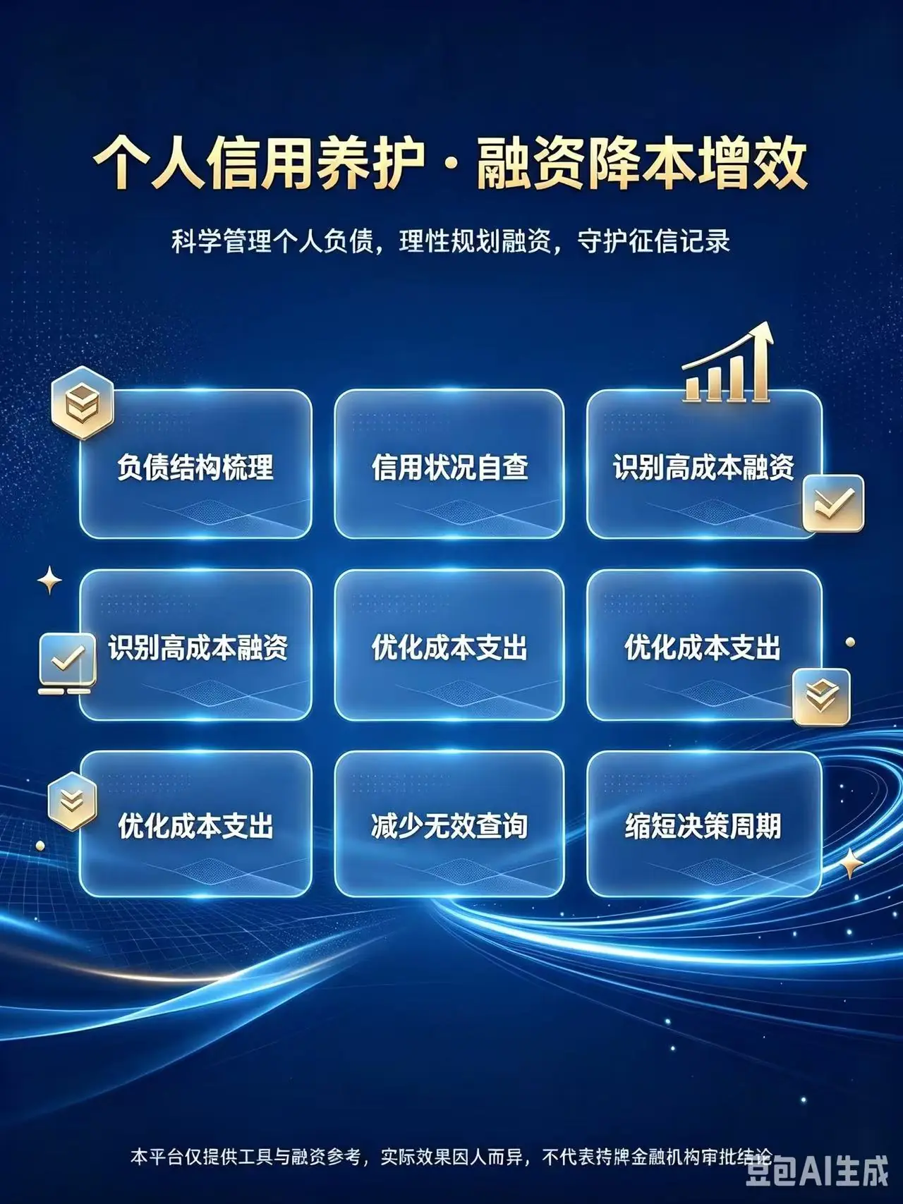 个人信用养护·降本增效